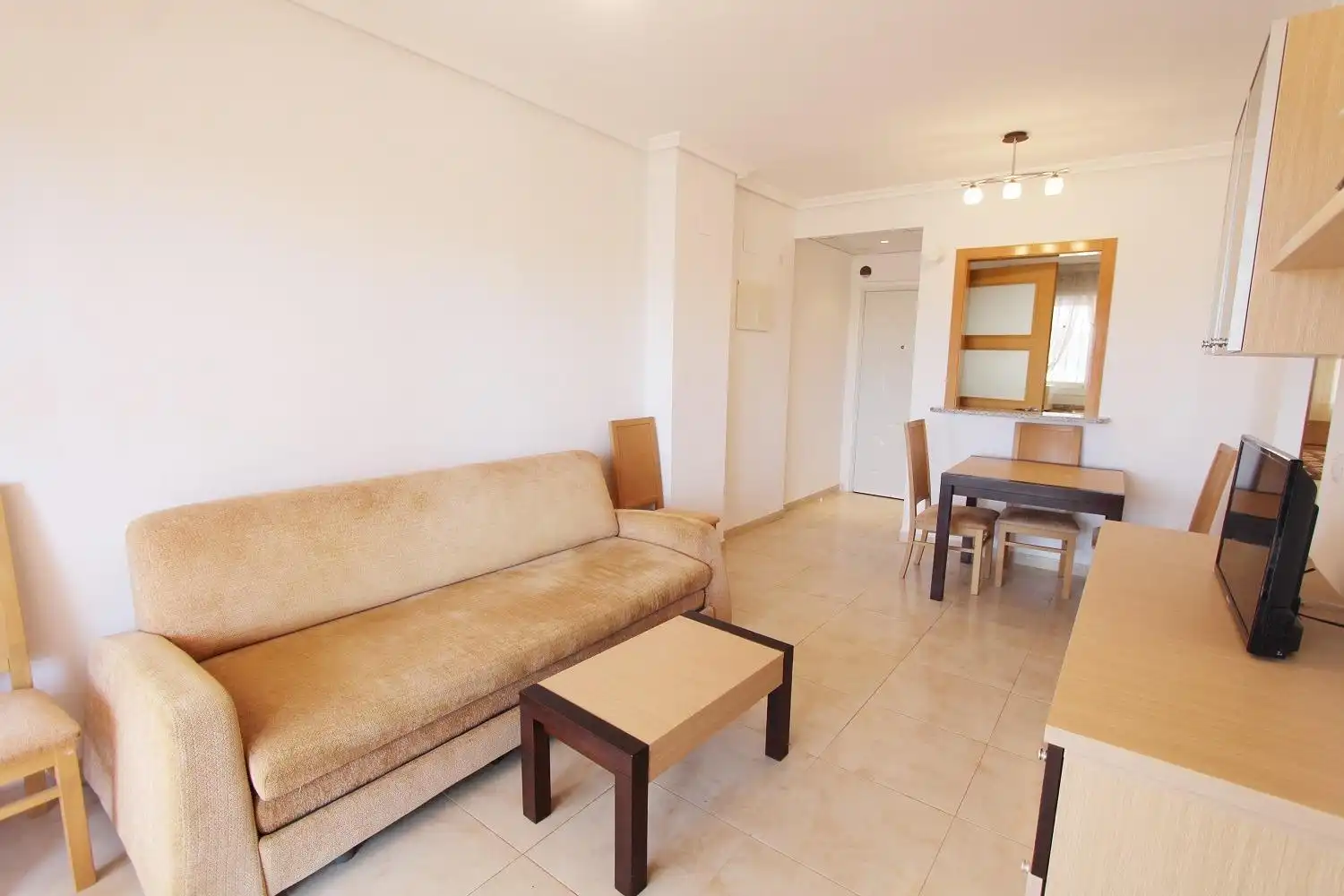 Sala de estar de Apartamento en venta en Oropesa del Mar / Orpesa con Jardín privado, Terraza y Trastero