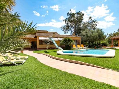 Garden of House or chalet to rent in Dénia  with Air Conditioner, Terrace and Swimming Pool