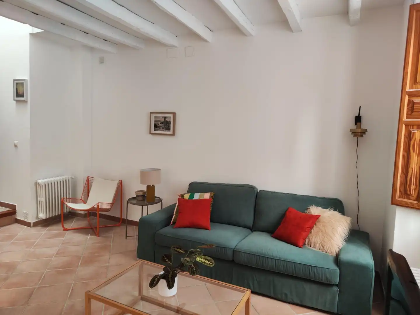 Sala d'estar de Casa o xalet de lloguer en Granada amb Calefacció, Terrassa i Moblat