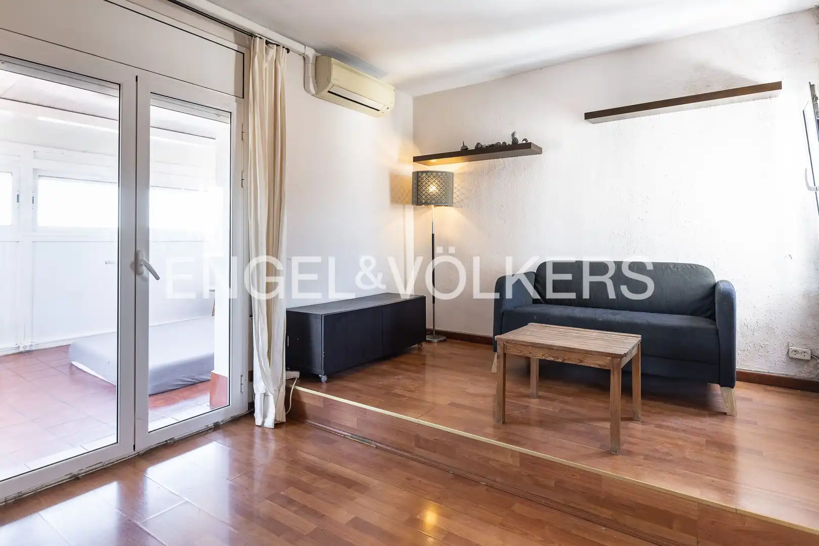 Sala de estar de Ático en venta en Barcelona con Calefacción