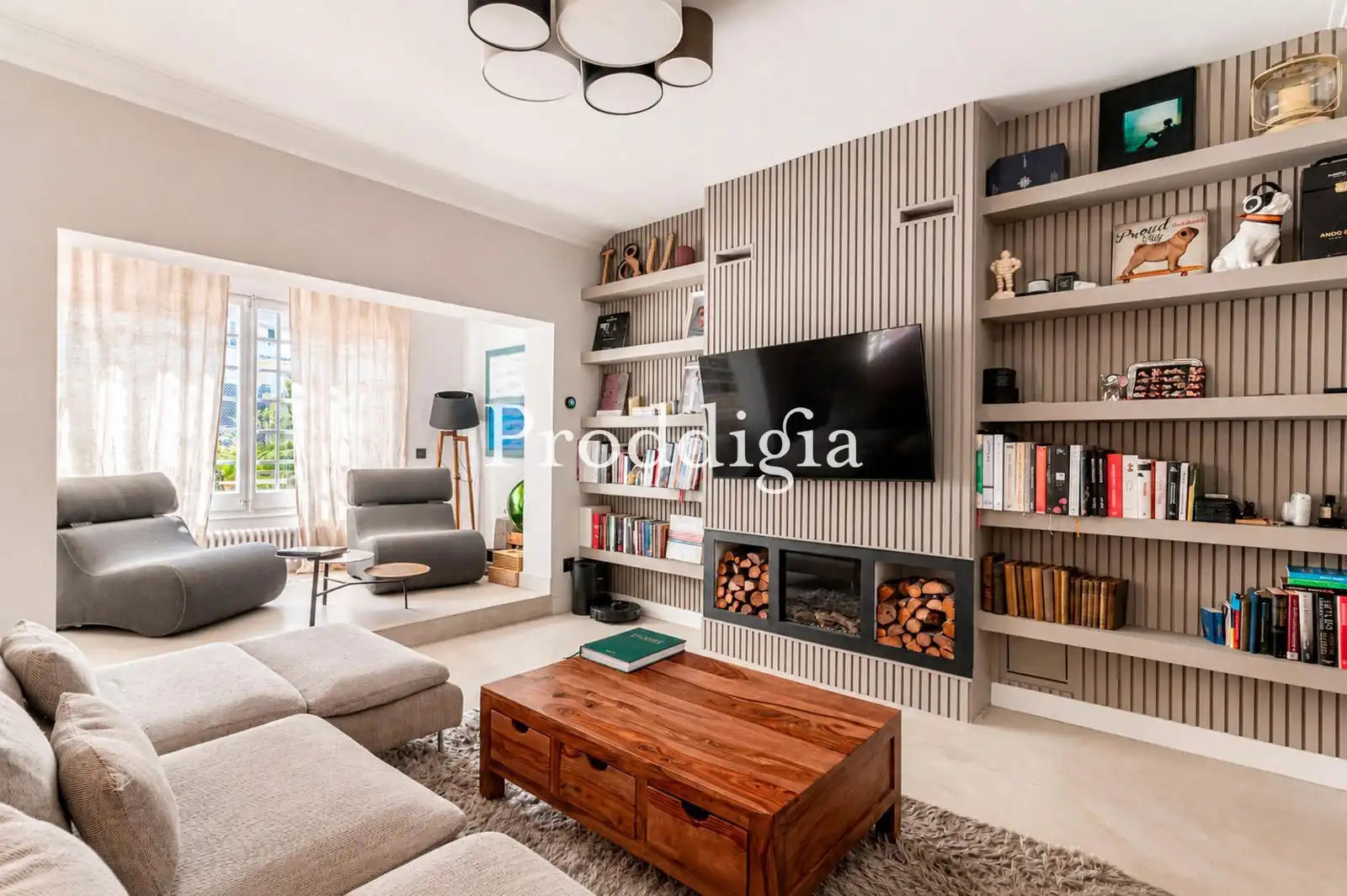 Living room of Flat for sale in Barcelona  with Air Conditioner, Heating and Terrace