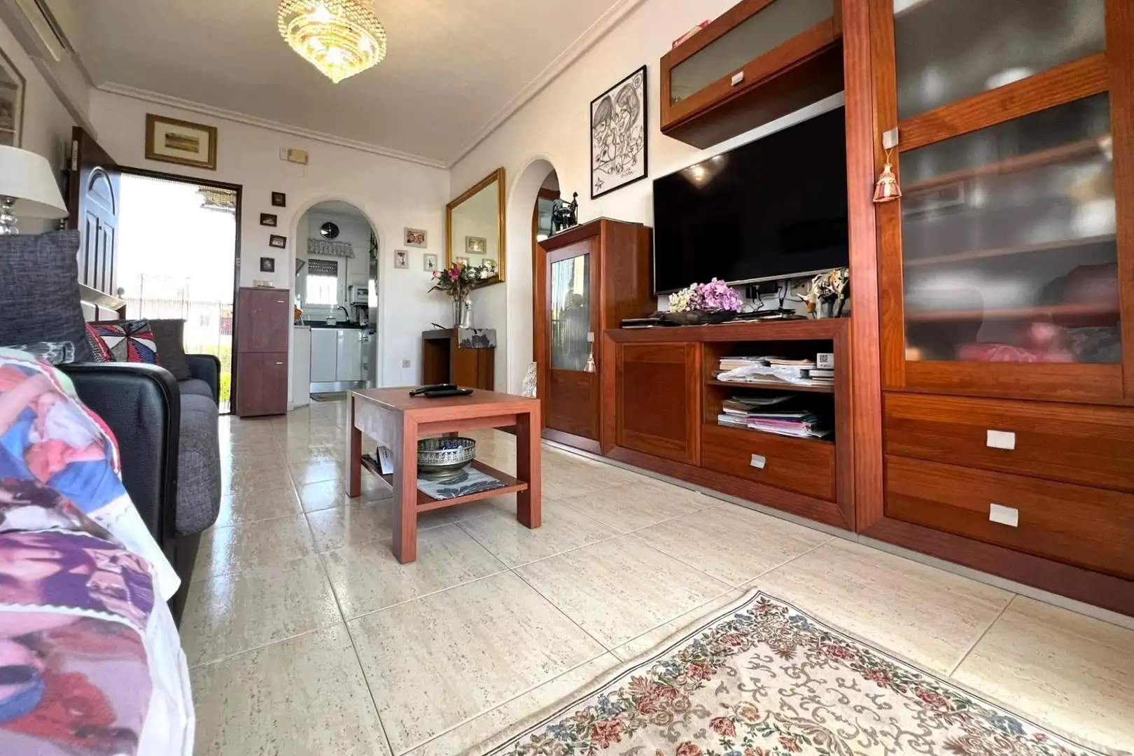 Sala d'estar de Àtic en venda en Torrevieja amb Aire condicionat, Calefacció i Moblat