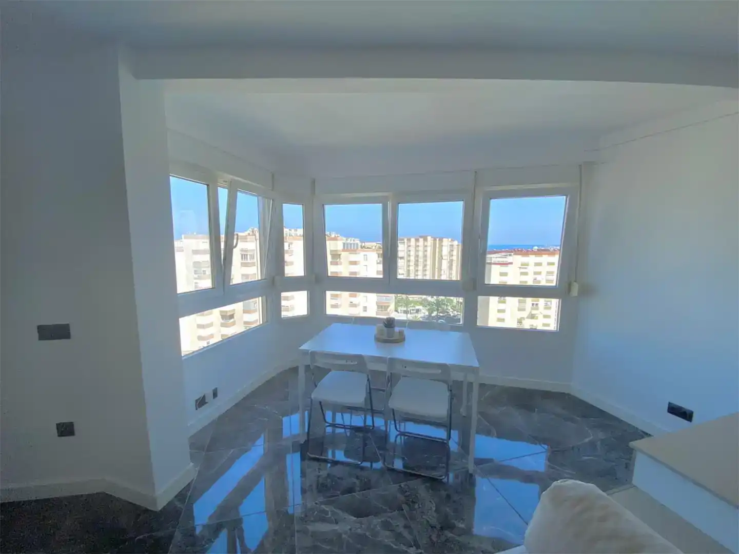 Dining room of Flat for rent in Torrox  with Air Conditioner, Swimming Pool and Furnished