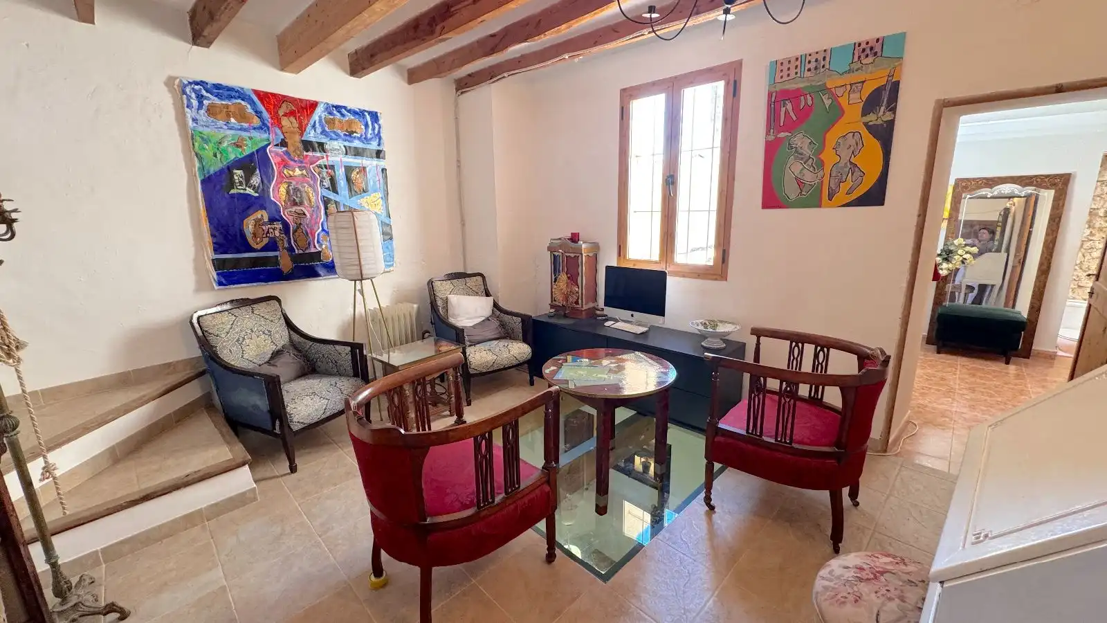 Living room of Detached homes for sale in Selva  with Air Conditioner, Heating and Terrace