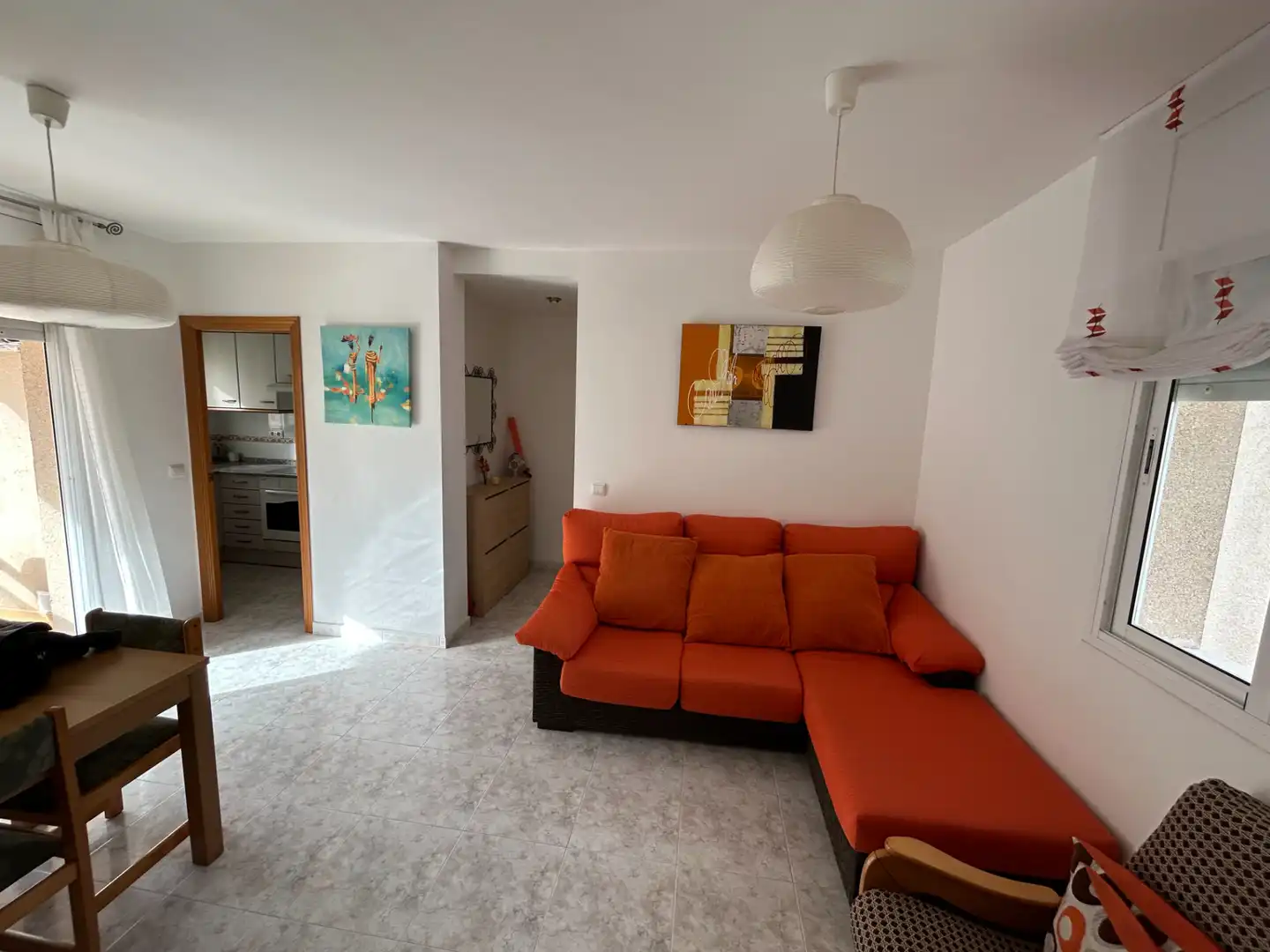 Wohnzimmer von Wohnungen zum Verkauf in Torredembarra mit Möbliert, Balkon und Gemeinschaftspool