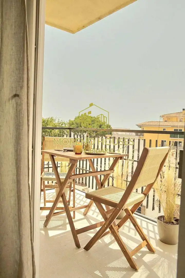 Terrasse von Wohnungen zur Miete in Jávea / Xàbia mit Klimaanlage, Heizung und Terrasse