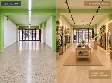 Local comercial en alquiler en de la Providència 25
