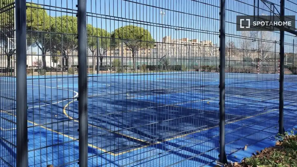 Vista exterior de Pis de lloguer en Madrid amb Aire condicionat, Calefacció i Moblat