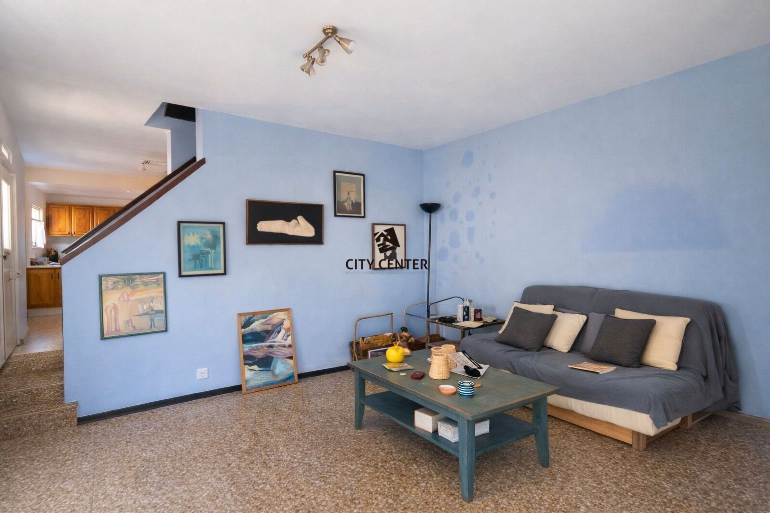 Sala d'estar de Casa adosada en venda en Granadilla de Abona amb Moblat