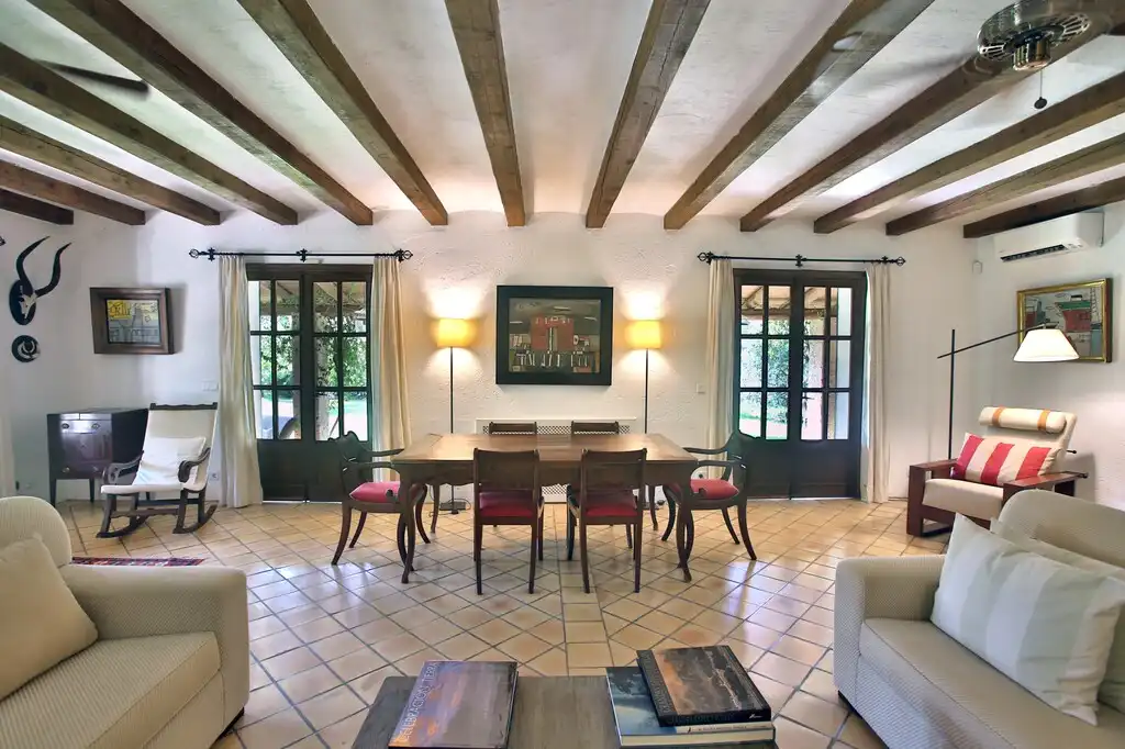 Living room of Country homes for sale in Pollença  with Air Conditioner, Heating and Private garden