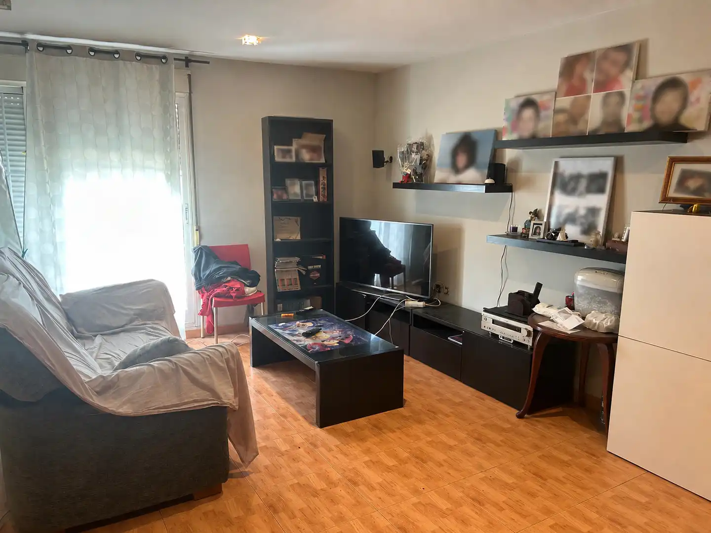 Sala de estar de Casa adosada en venta en Sueca con Aire acondicionado y Balcón