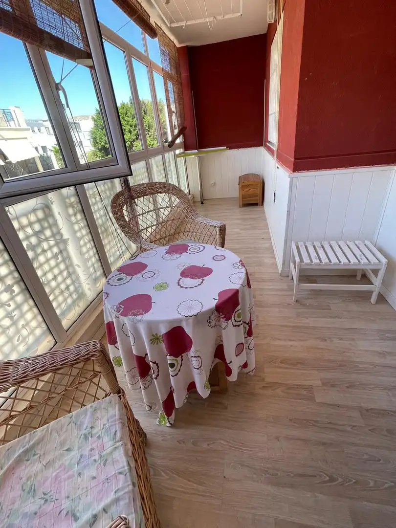Terraza de Piso de alquiler en Roquetas de Mar con Aire acondicionado, Calefacción y Terraza