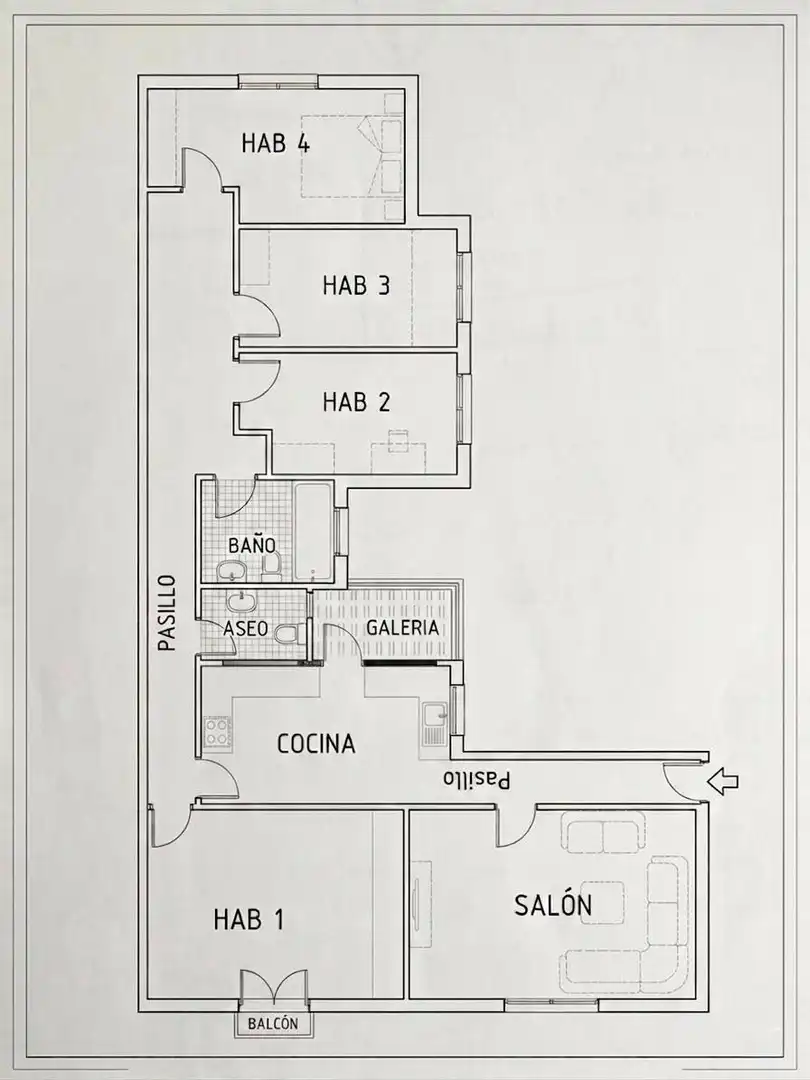 Piso en venta en Elche / Elx con Balcón