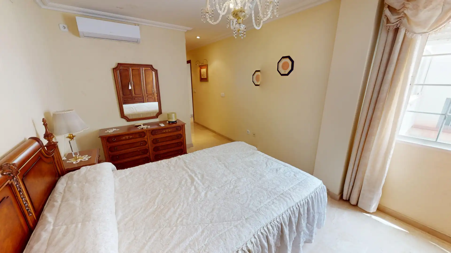 Schlafzimmer von Wohnung zum Verkauf in Elche / Elx mit Klimaanlage, Heizung und Abstellraum