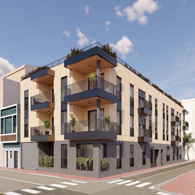 Vista exterior de Edificio en venta en Palamós