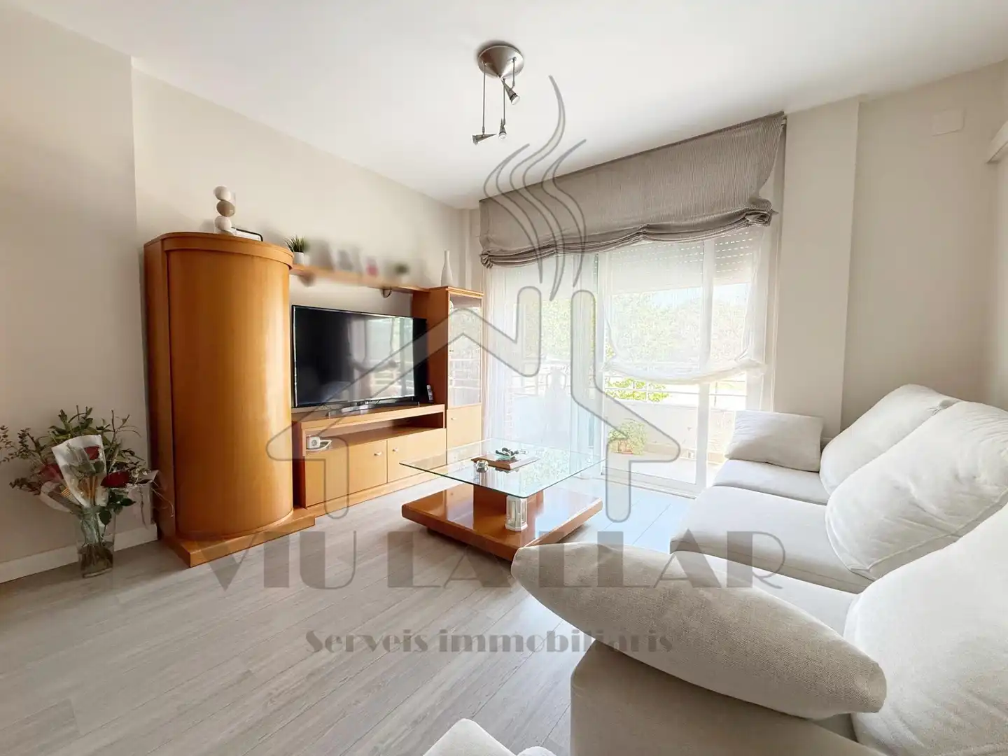 Sala de estar de Piso en venta en Mataró con Aire acondicionado y Balcón