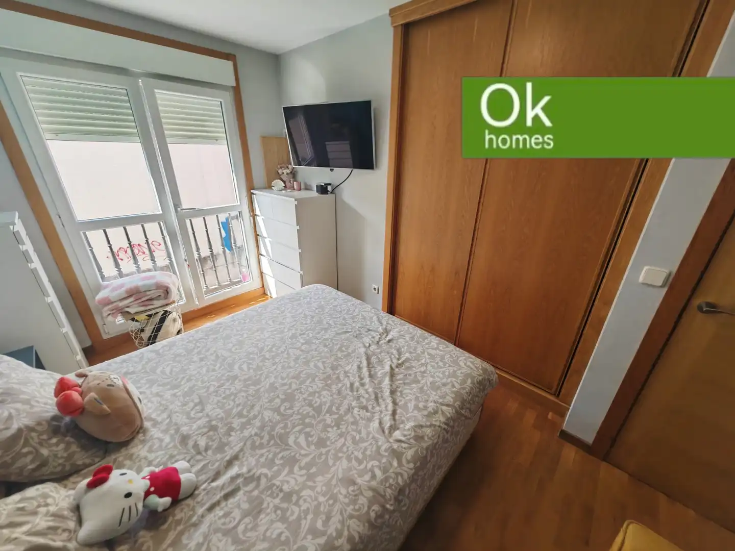 Bedroom of Flat for sale in Arteixo  with Heating, Parquet flooring and Terrace