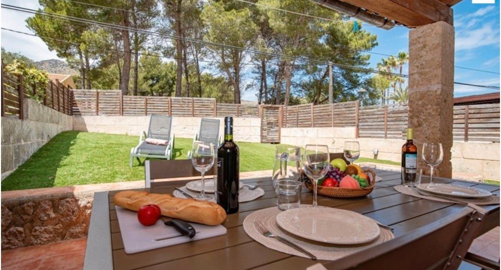 Garden of Single-family semi-detached for sale in Pollença  with Private garden