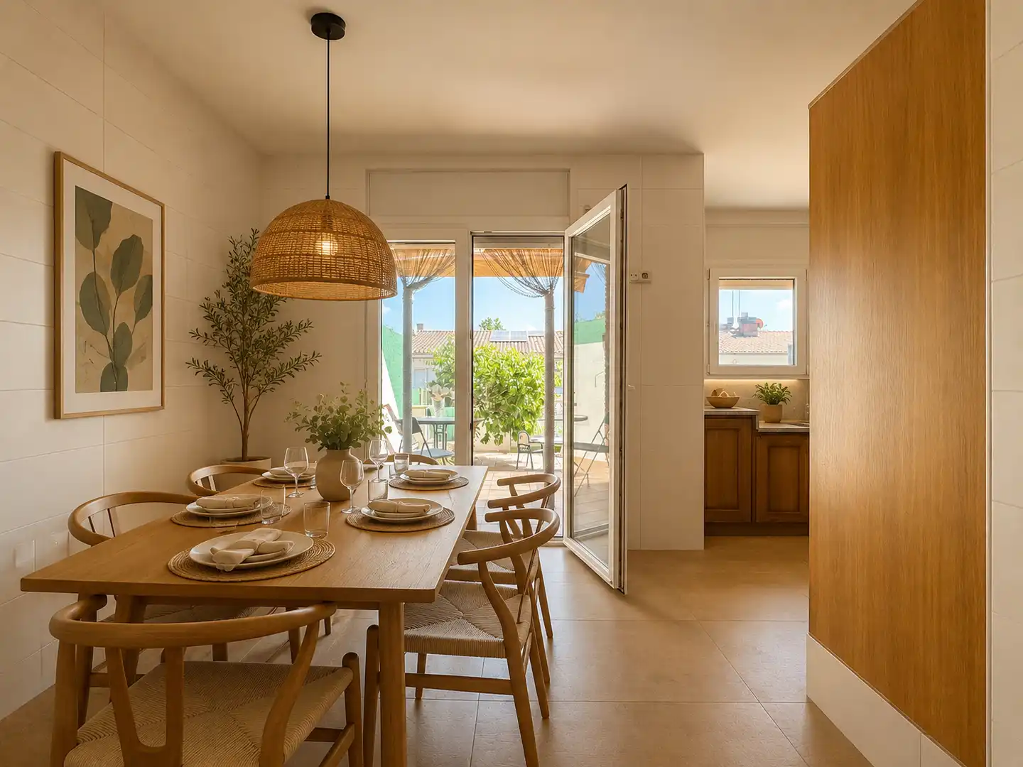 Comedor de Casa o chalet en venta en Mollet del Vallès con Calefacción, Jardín privado y Parquet