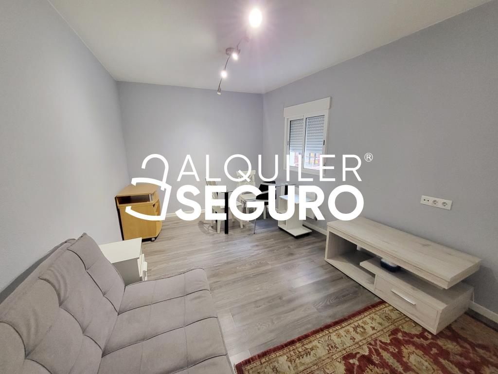 Sala d'estar de Pis de lloguer en Alcorcón amb Calefacció i Moblat