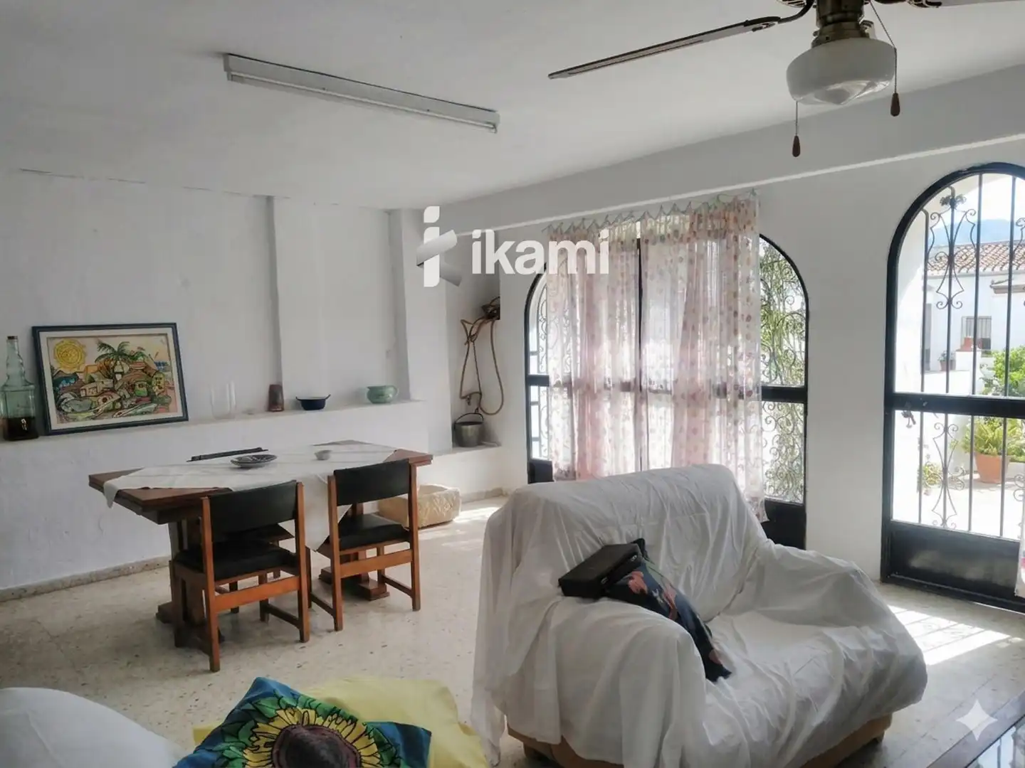 Sala d'estar de Casa adosada en venda en Calpe / Calp amb Calefacció