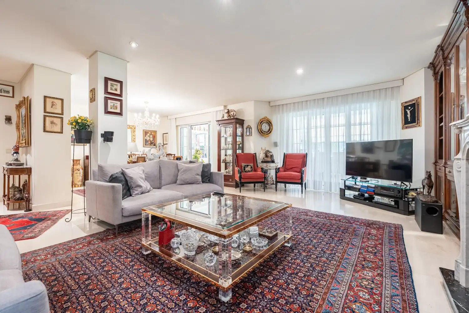 Sala de estar de Casa o chalet en venta en Torrelodones con Aire acondicionado, Calefacción y Terraza