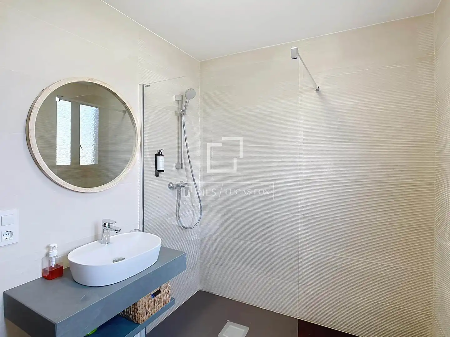 Baño de Casa o chalet de alquiler en Lloret de Mar con Aire acondicionado, Calefacción y Jardín privado