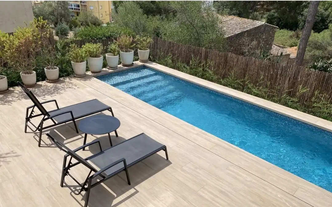 Piscina de Casa o chalet de alquiler en Castell d'Aro, Platja d'Aro i s'Agaró con Aire acondicionado, Calefacción y Jardín privado