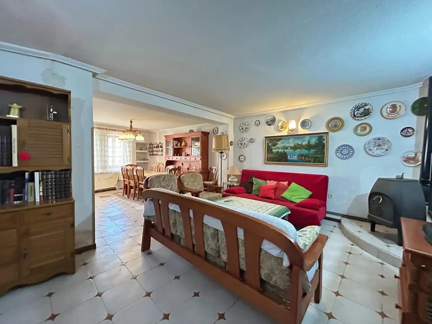 Sala de estar de Finca rústica en venta en Corpa con Terraza y Trastero