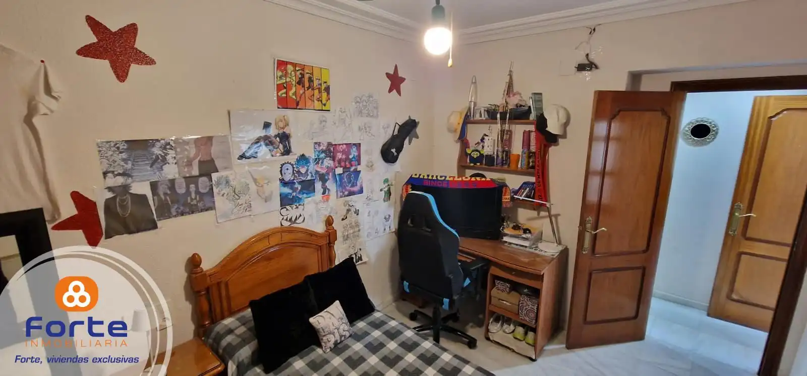 Bedroom of Flat for sale in Córdoba  with Air Conditioner