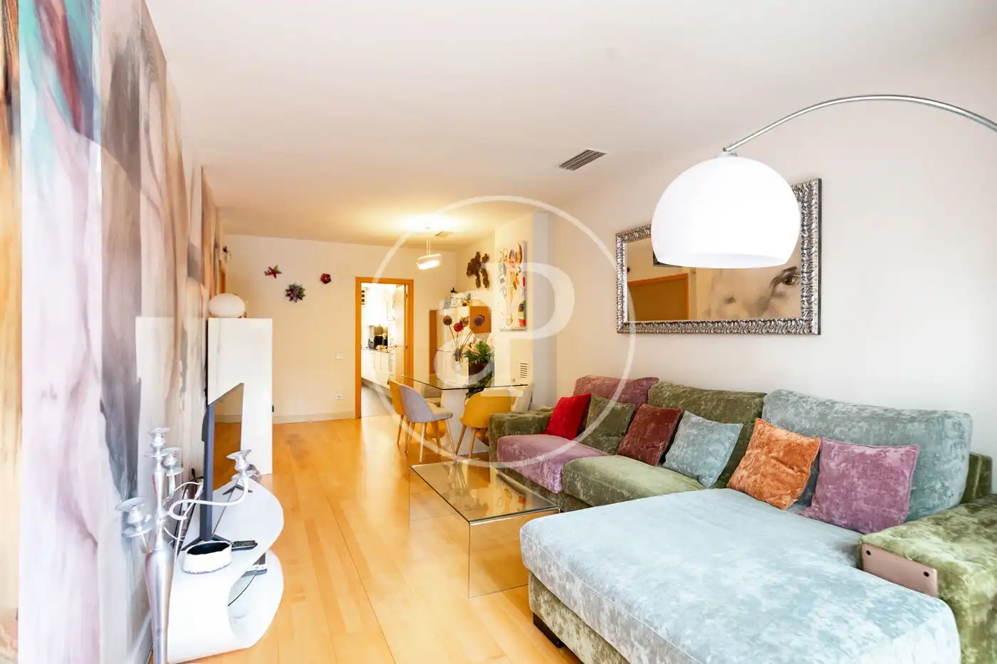 Außenansicht von Wohnung zum Verkauf in Barcelona mit Klimaanlage, Heizung und Privatgarten