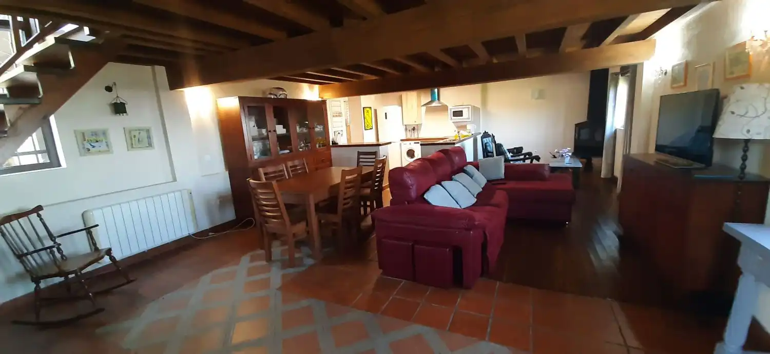 Sala de estar de Casa o chalet en venta en Solórzano con Calefacción, Trastero y Amueblado
