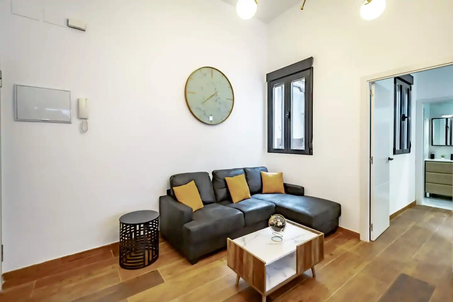 Wohnzimmer von Wohnung zur Miete in Sevilla mit Terrasse, Möbliert und Internet