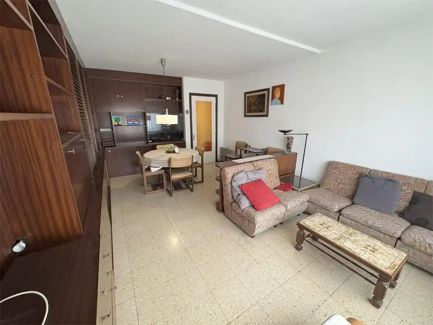 Sala de estar de Piso en venta en Igualada con Trastero y Amueblado