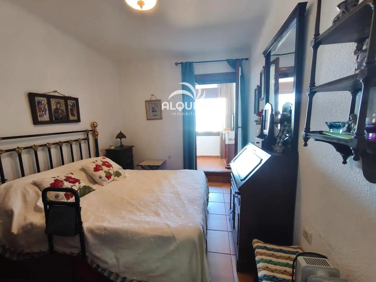 Dormitori de Casa adosada de lloguer en Almonte amb Jardí privat, Terrassa i Moblat