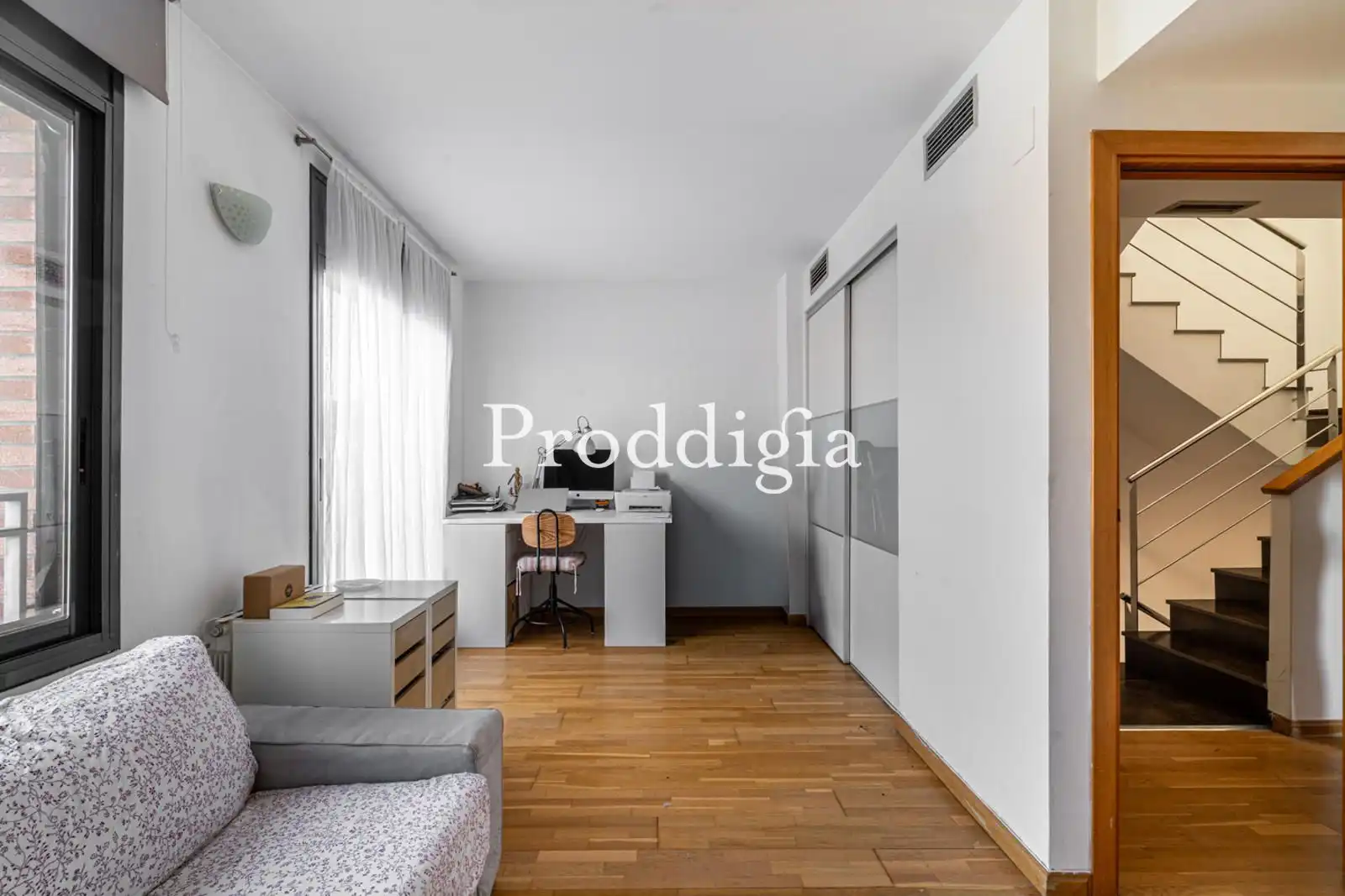 Bedroom of Detached homes for sale in Sant Cugat del Vallès  with Air Conditioner, Heating and Private garden