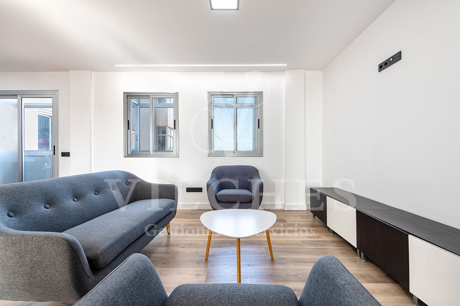 Sala de estar de Piso de alquiler en Las Palmas de Gran Canaria con Terraza, Amueblado y Balcón