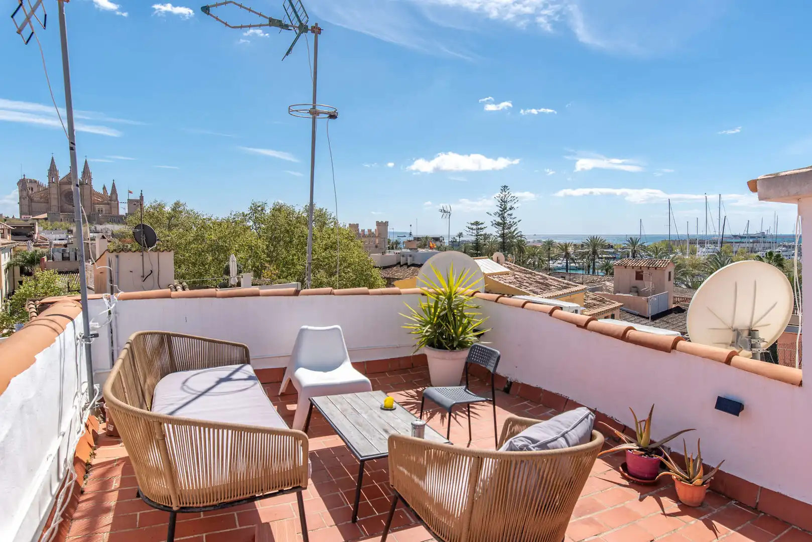 Terrassa de Pis en venda en  Palma de Mallorca amb Aire condicionat i Moblat