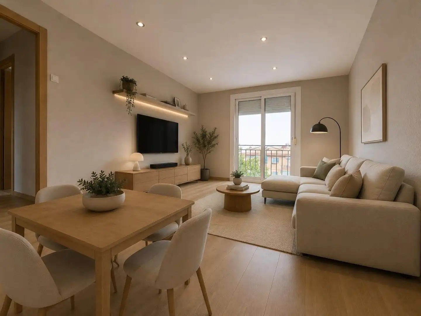 Wohnzimmer von Wohnung zum Verkauf in Sabadell mit Heizung, Abstellraum und Balkon