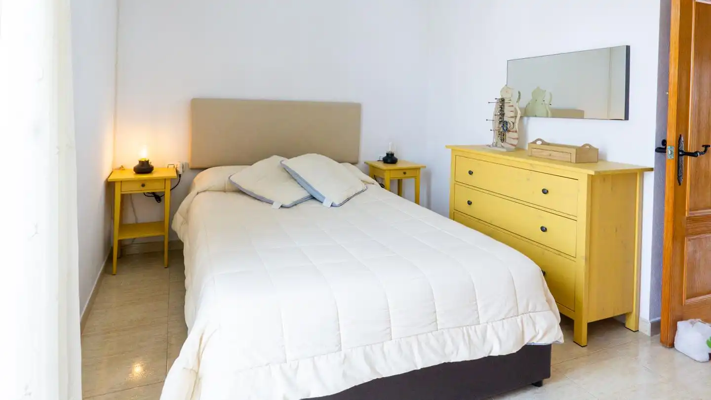 Bedroom of Detached homes for sale in Santa Pola  with Air Conditioner, Terrace and Swimming Pool