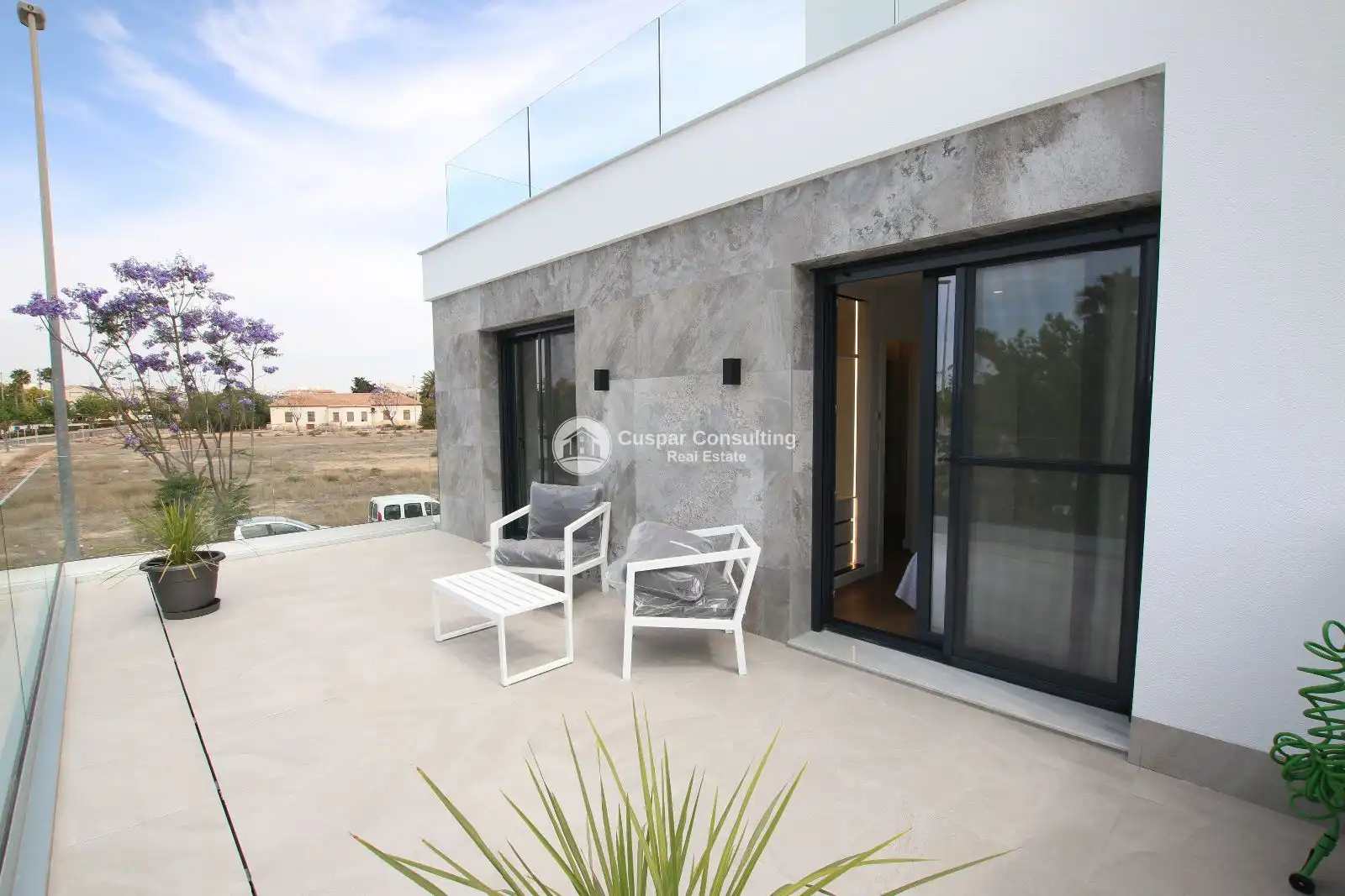 Terrassa de Casa o xalet en venda en Pilar de la Horadada amb Aire condicionat, Calefacció i Jardí privat