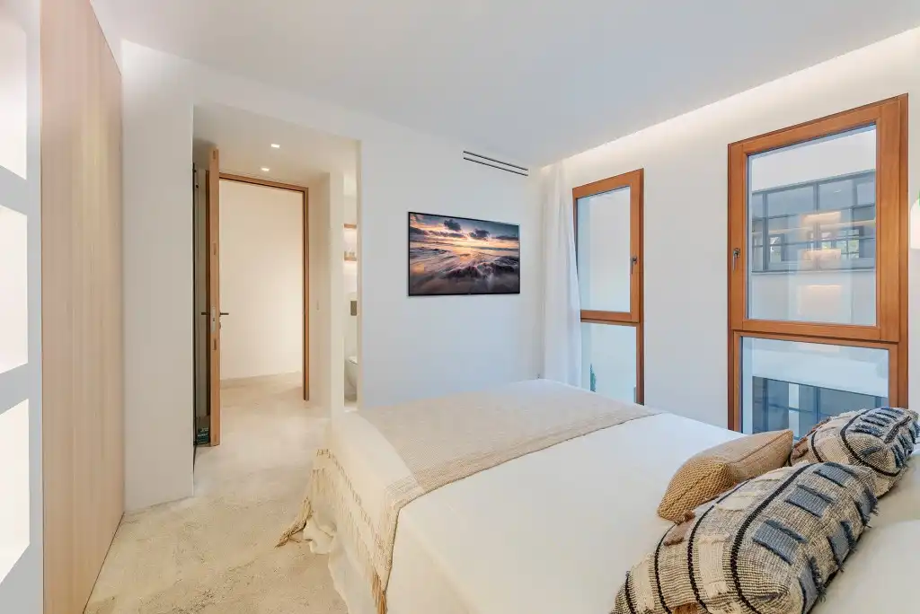 Schlafzimmer von Country house zum Verkauf in Felanitx mit Klimaanlage, Heizung und Terrasse