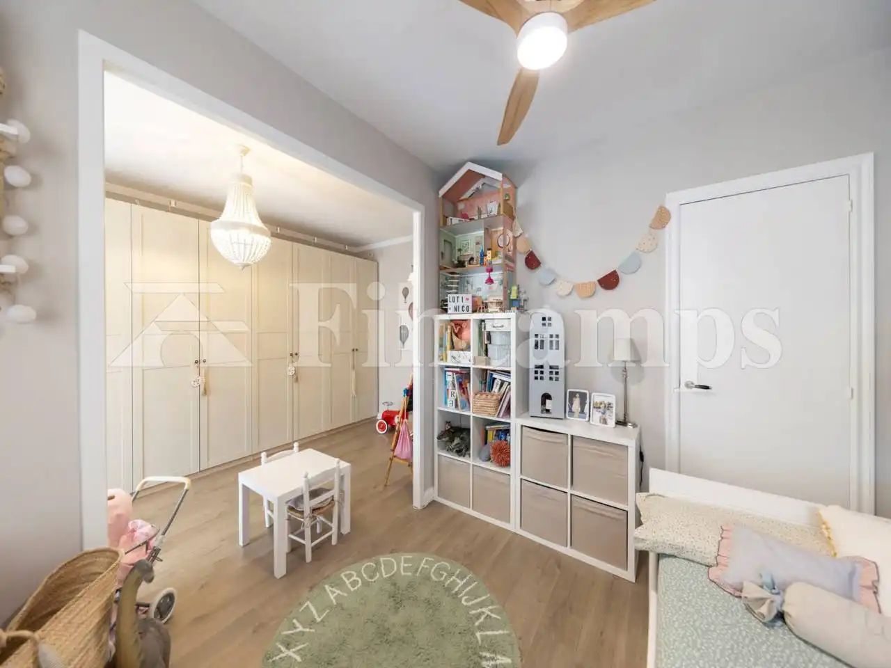 Bedroom of Attic for sale in Sabadell  with Air Conditioner, Heating and Parquet flooring