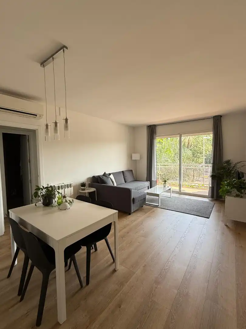 Wohnzimmer von Wohnung zur Miete in Barcelona mit Klimaanlage, Heizung und Terrasse