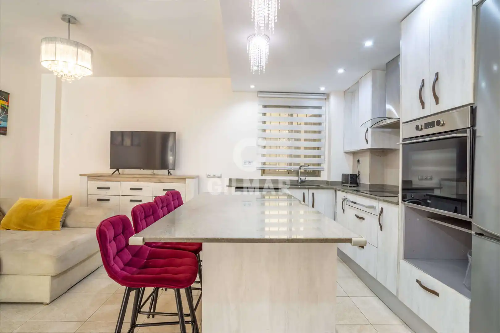 Cocina de Planta baja en venta en Estepona con Calefacción, Jardín privado y Piscina