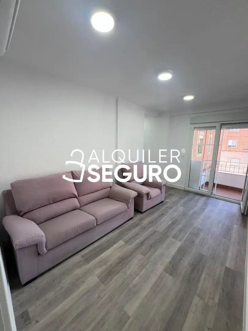 Living room of Flat for rent in Madrid  with Air Conditioner, Heating and Terrace