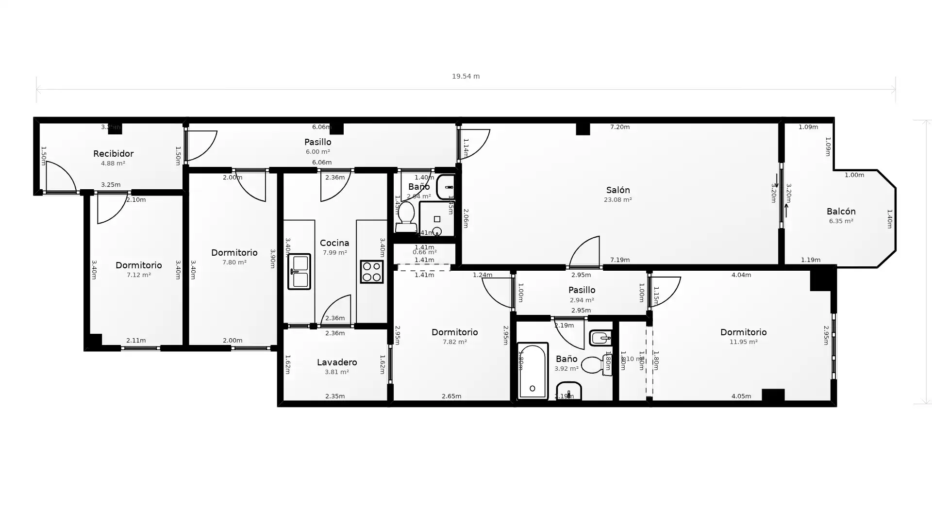 Wohnung mit Terrasse zum Verkauf in Calle PADILLA, imagen 47