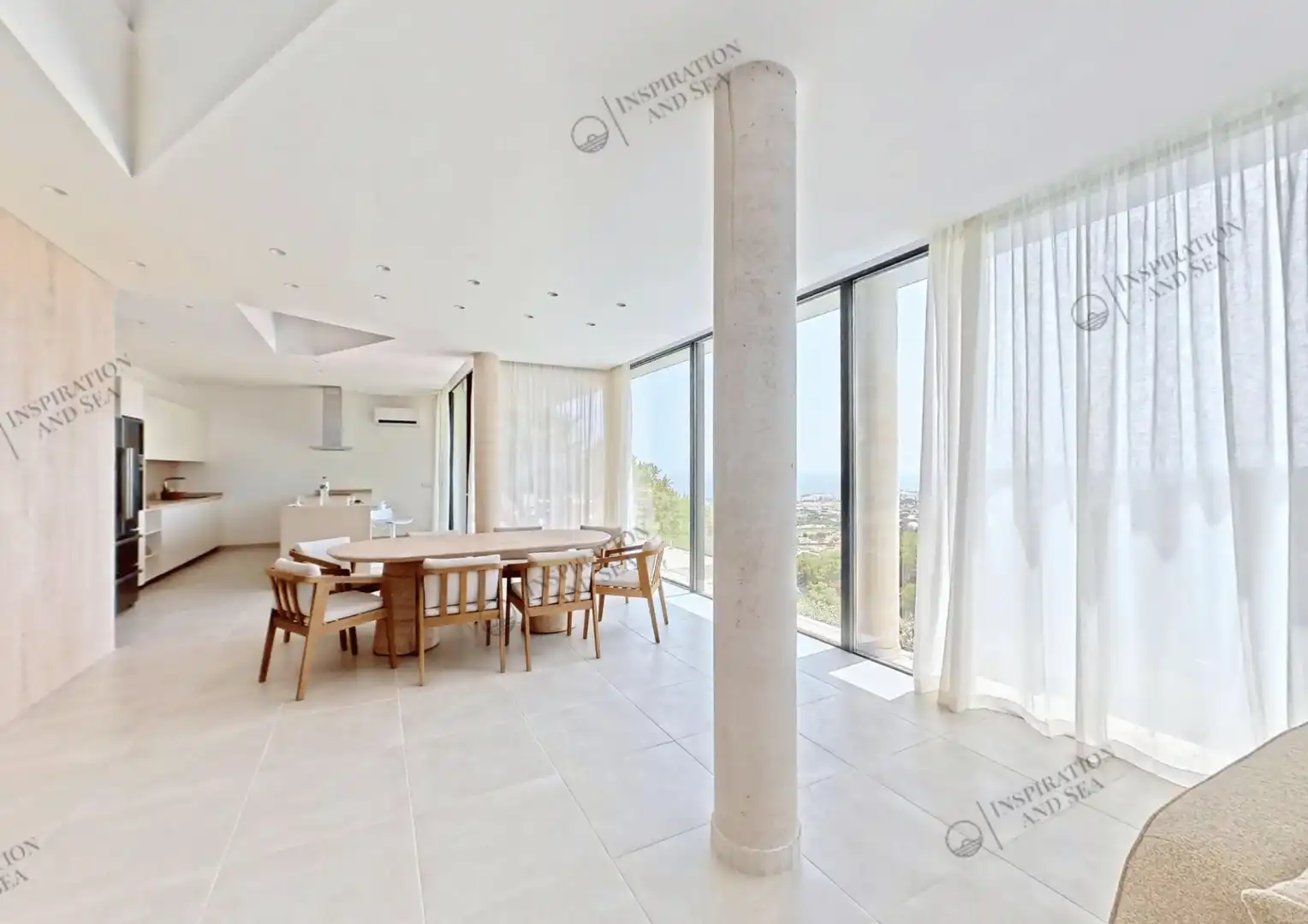 Menjador de Casa o xalet de lloguer en Eivissa amb Aire condicionat, Calefacció i Jardí privat