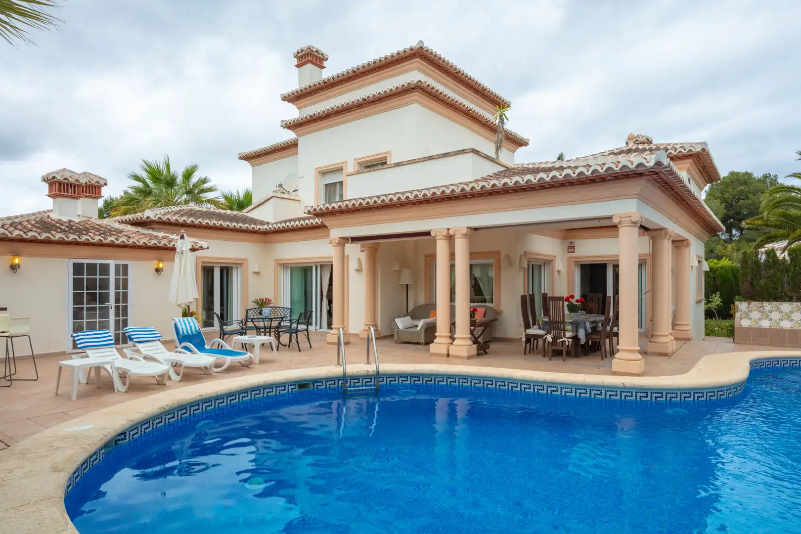 Exterior view of Houses for sale in Jávea / Xàbia  with Air Conditioner, Private garden and Terrace