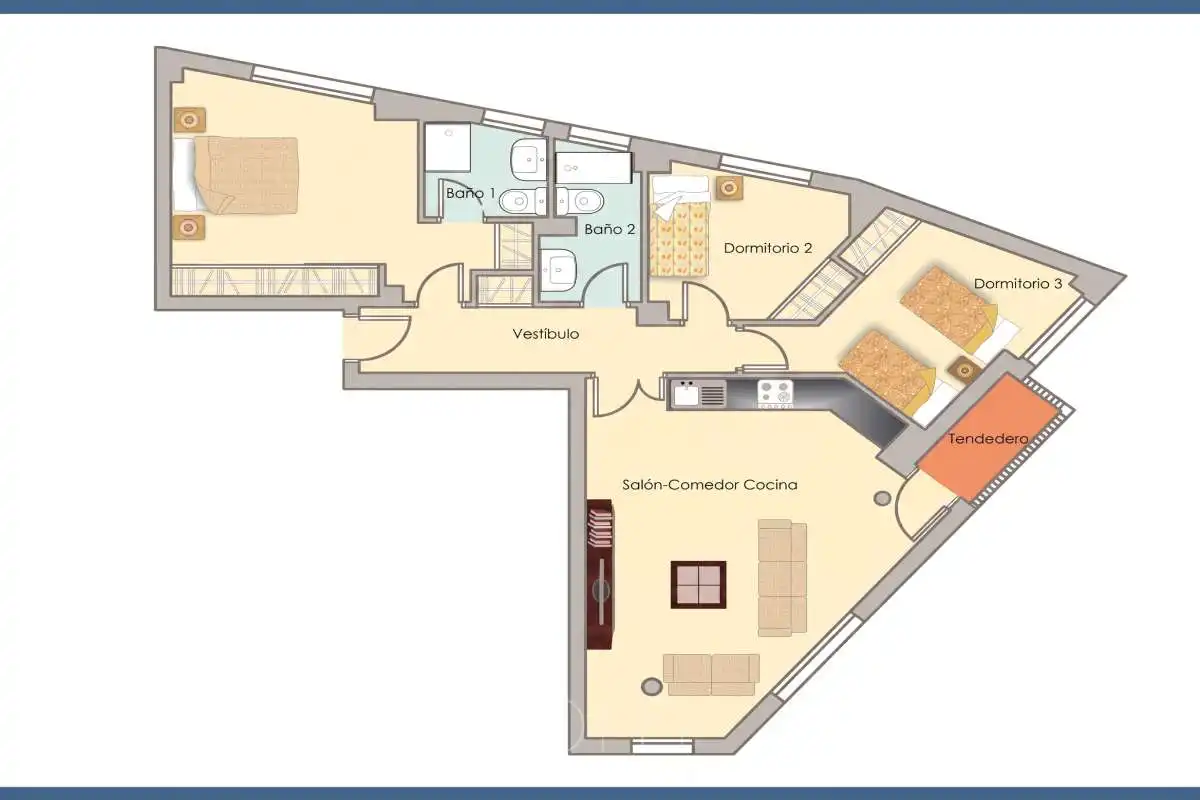 Piso con ascensor en venta en Calle Martina García ., imagen 9